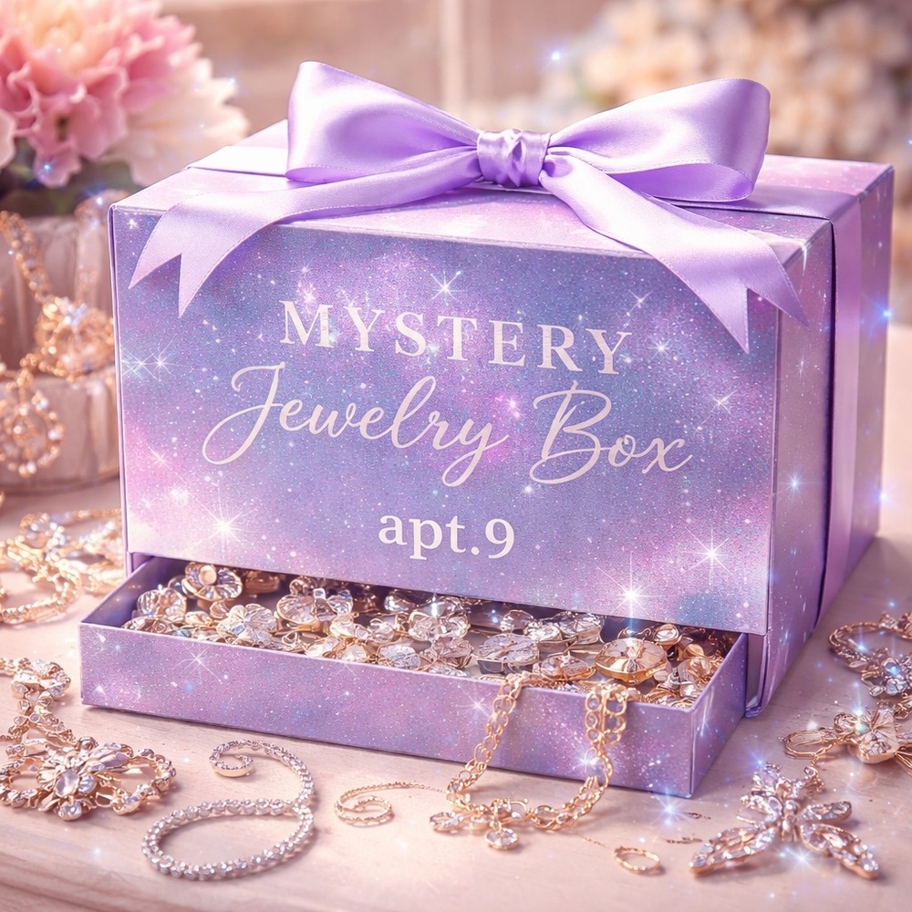Apt. 9 Lavender Sparkle Jewelry Box